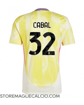 Juventus Juan Cabal #32 Maglia Gara Trasferta Repliche 2024-25